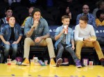 the-beckham-boys-david-brooklyn-romeo-and-cruz-have-an-exciting-night-out-the-los-angeles-lakers-vs-the-phoenix-suns-in-courtside-seats-at-the-staples-center-in-los-angeles-ca